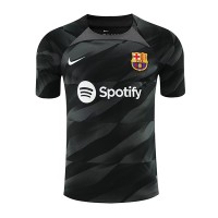Billiga Barcelona Målvakt Borta fotbollskläder 2023-24 Kortärmad